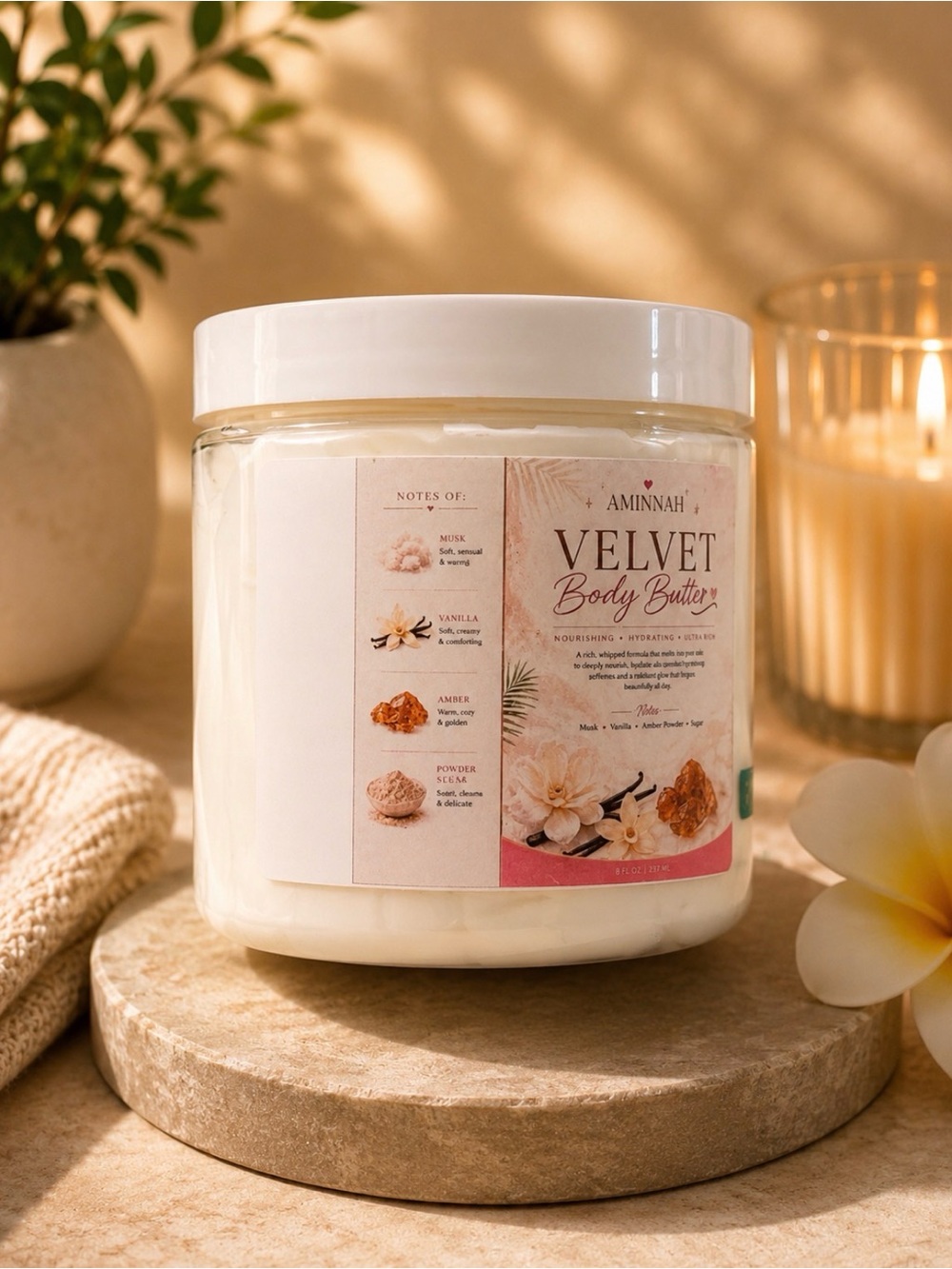 Aminnah (NWT) Velvet Body Butter — Set of 2 - Picture 2 of 3